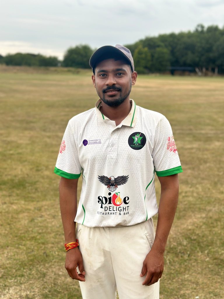 Abishak Patil 3 for 38 Northcliffe CC