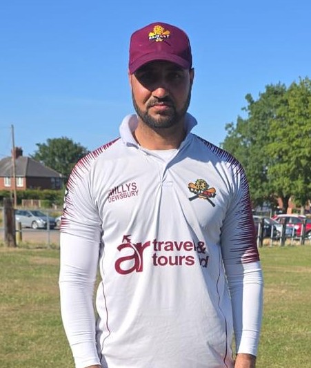 Hazrat Abbas 52 runs.from Rajput cricket club.