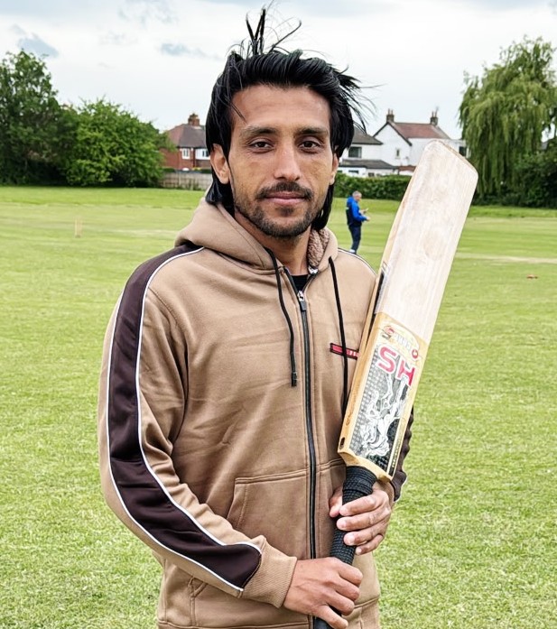 Muhammad Kamal, AQ KHAN CC 2ND 8 overs 26 runs 2 wickets and 35 runs