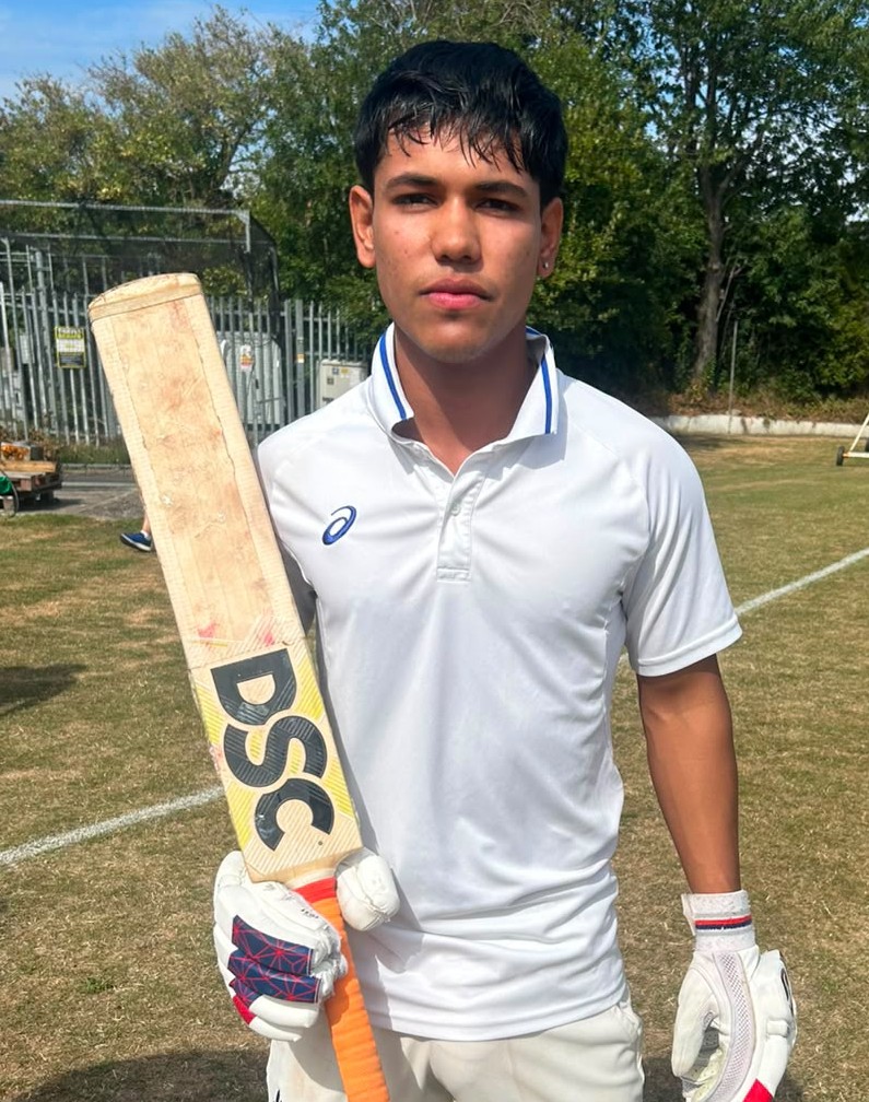 Ram Pandey, Leeds Stars CC 59 runs off of 49 balls