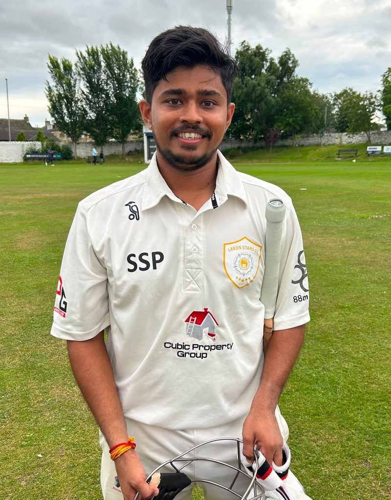Soham Sameer Panvalkar, Leeds Stars CC 75 runs off of 60 balls