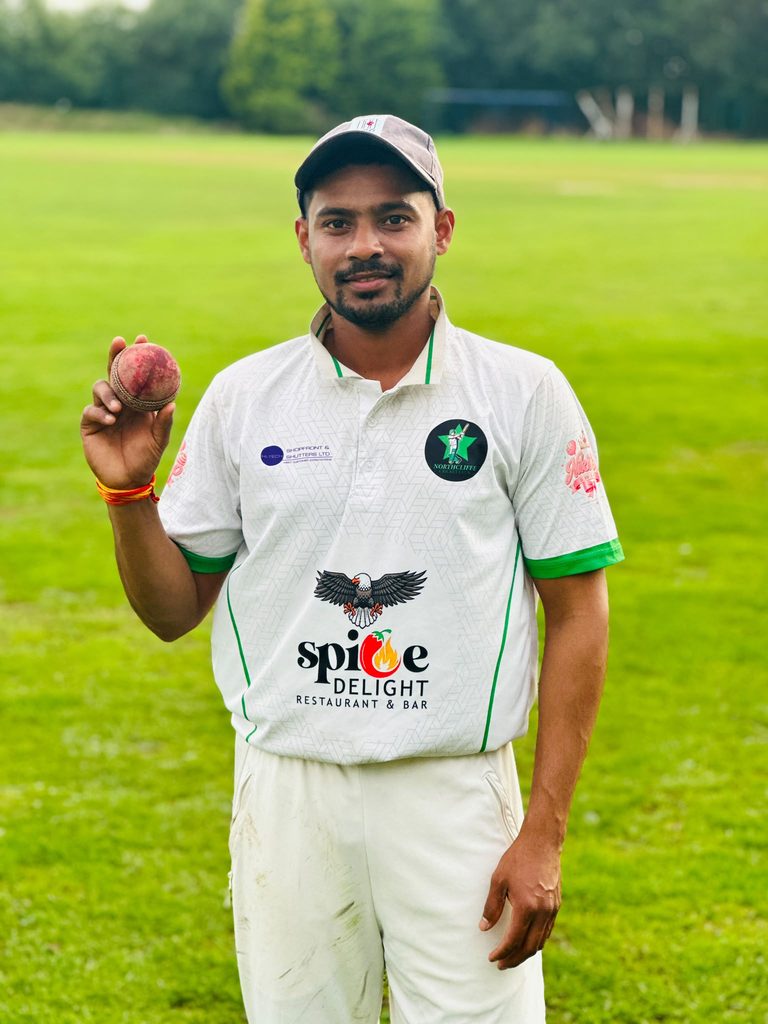 Abhishek Patil 3 for 36 including Hattrick Northcliffe CC