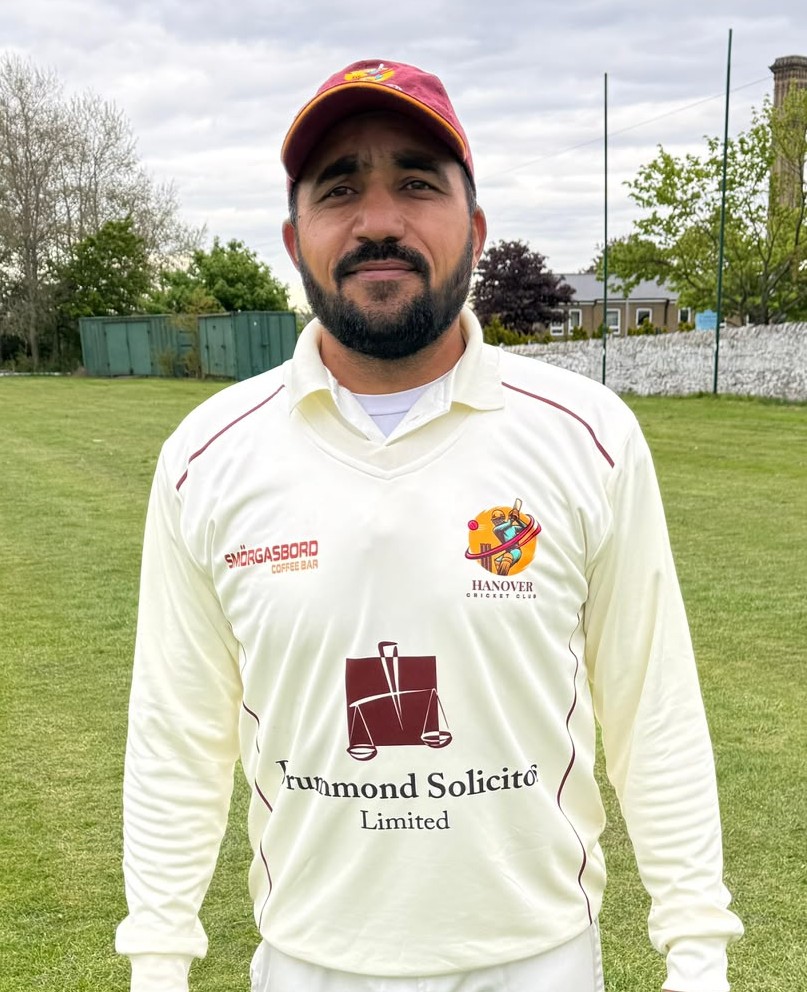 Khalil Khan, Hanover 46 not out
