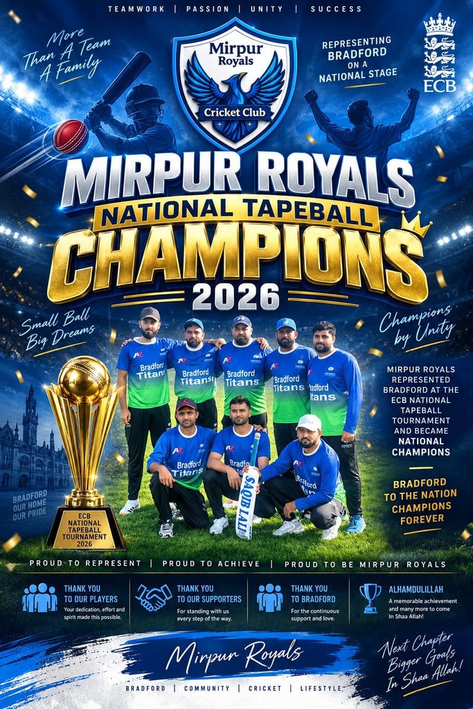 Mirpur Royal, Bradford Rep Tape ball Champions Season 2026