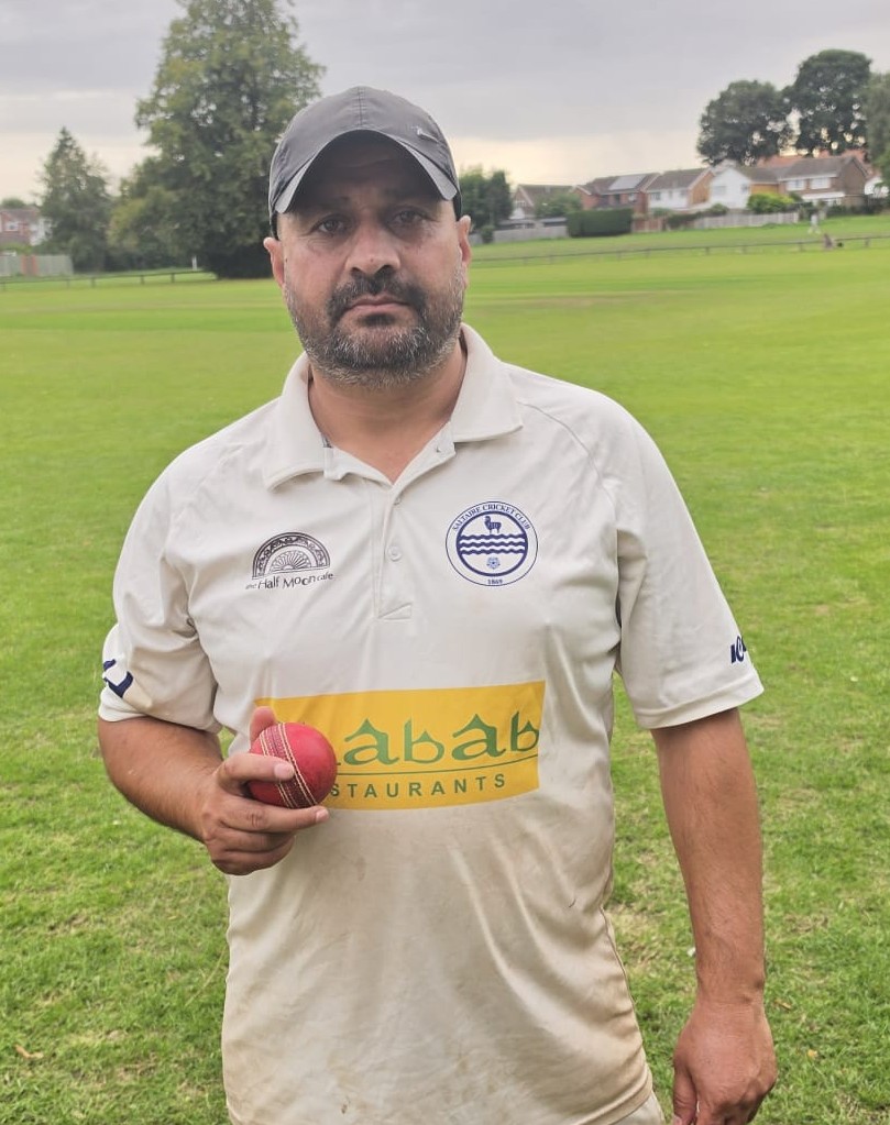 Raja Wahid Nathia United CC 5 overs 20 for 4